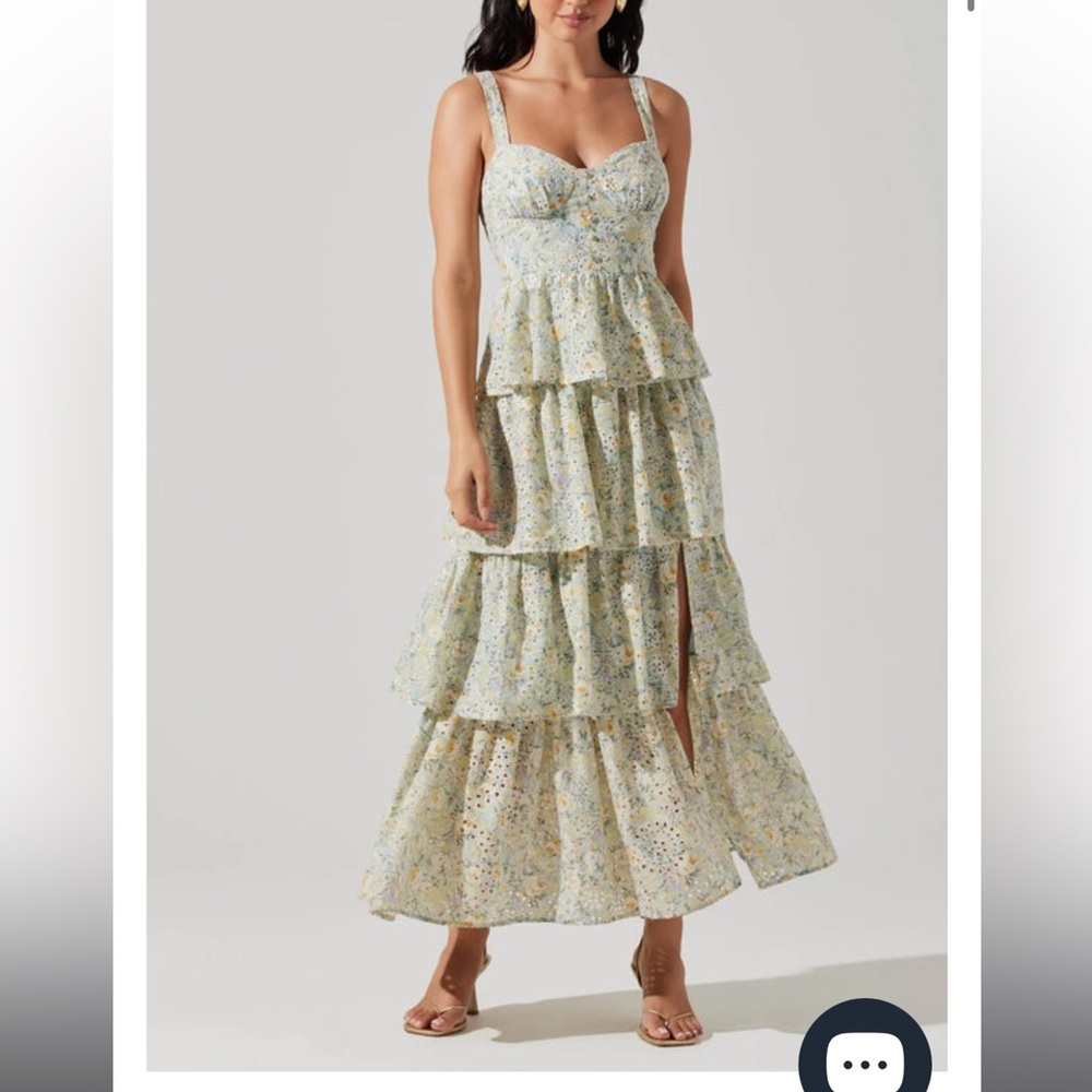 ASTR the label midsummer green dress size XS